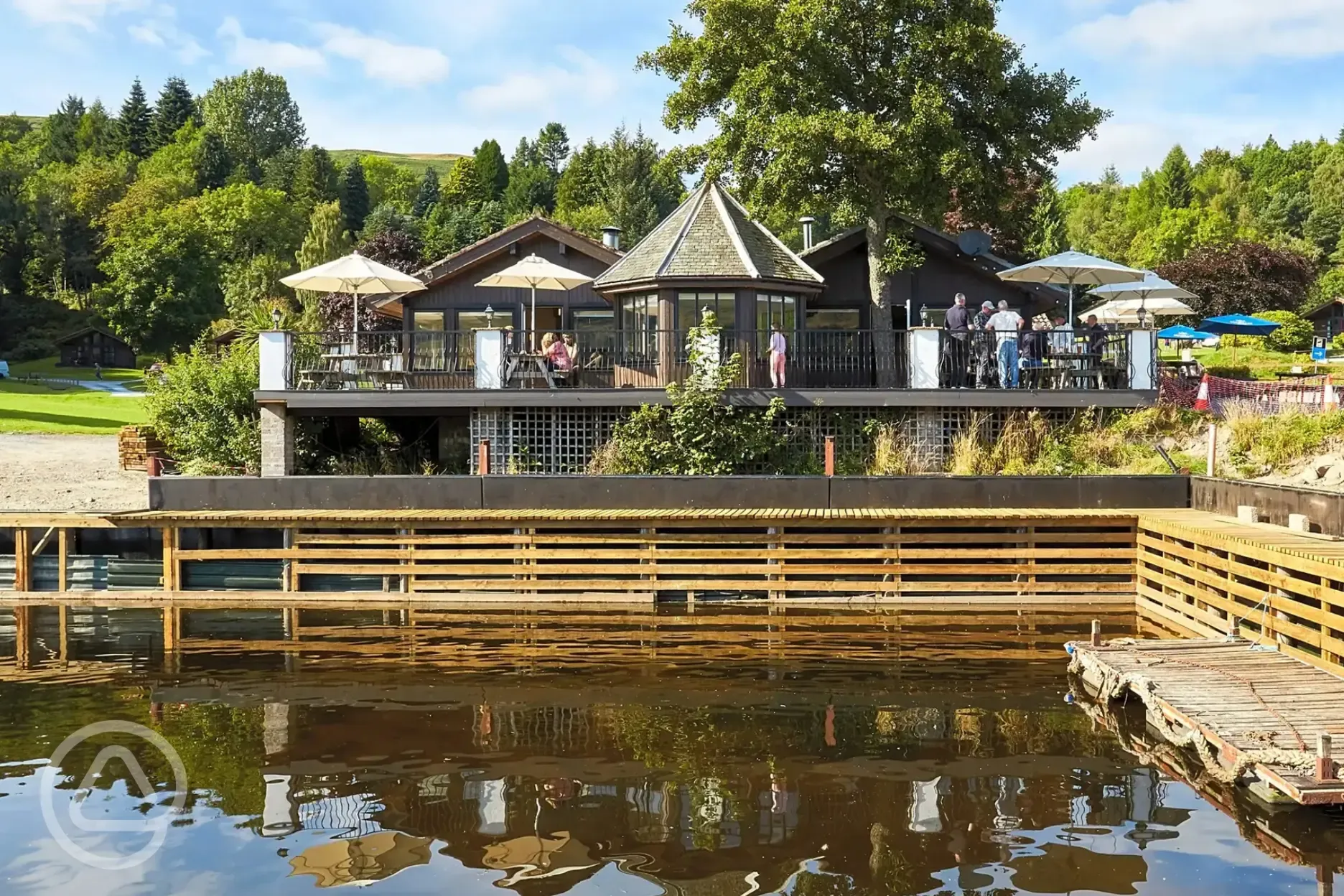 The Boathouse Kitchen and Bar with marina views The Boathouse Kitchen and Bar with marina views