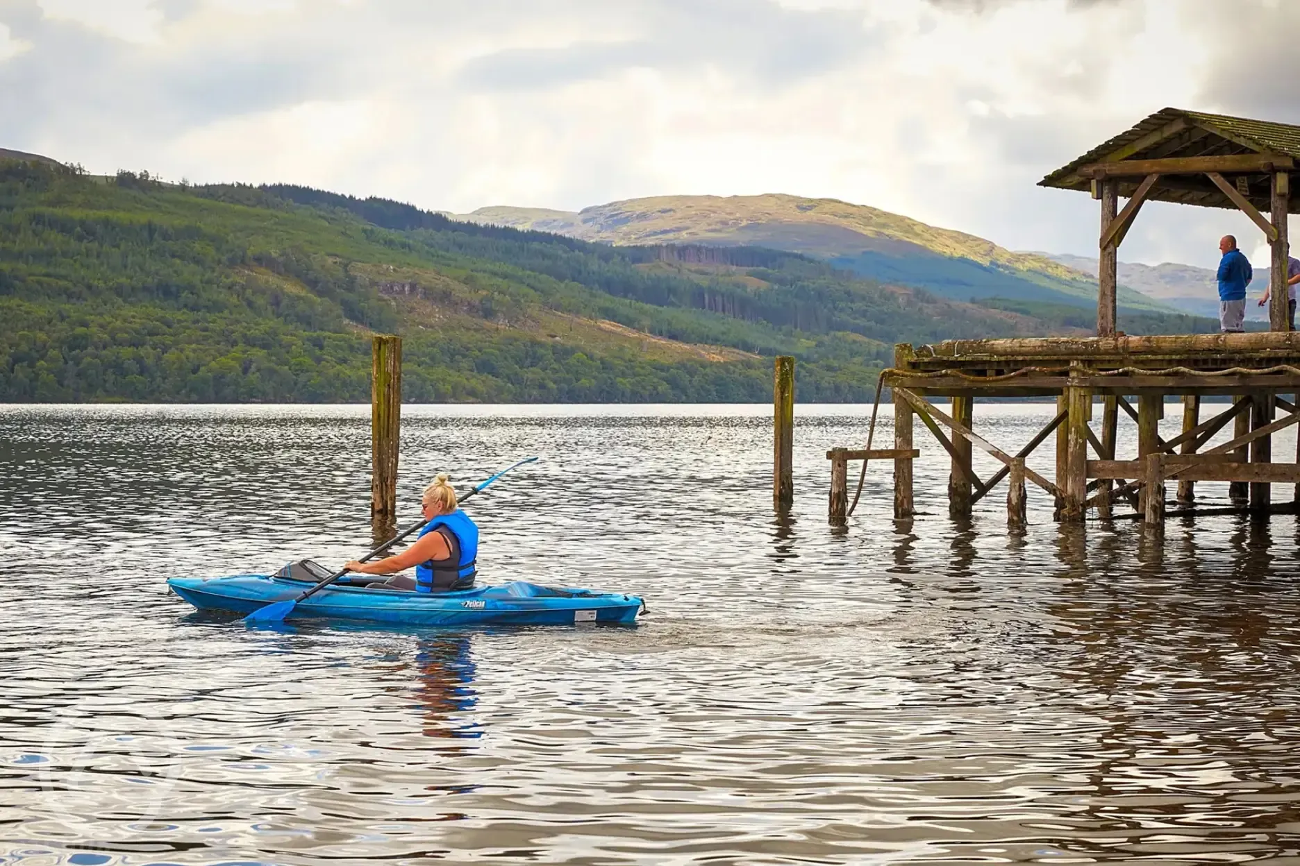 Canoeing on Loch Tay Canoeing on Loch Tay