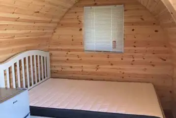 Orchard pod with a double bed (bring own bedding) Orchard pod with a double bed (bring own bedding)