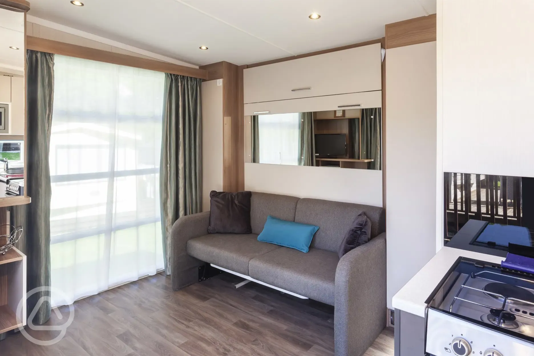 Studio pod interior