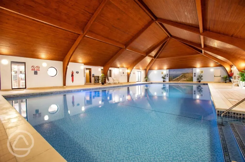 Indoor swimming pool at the leisure club