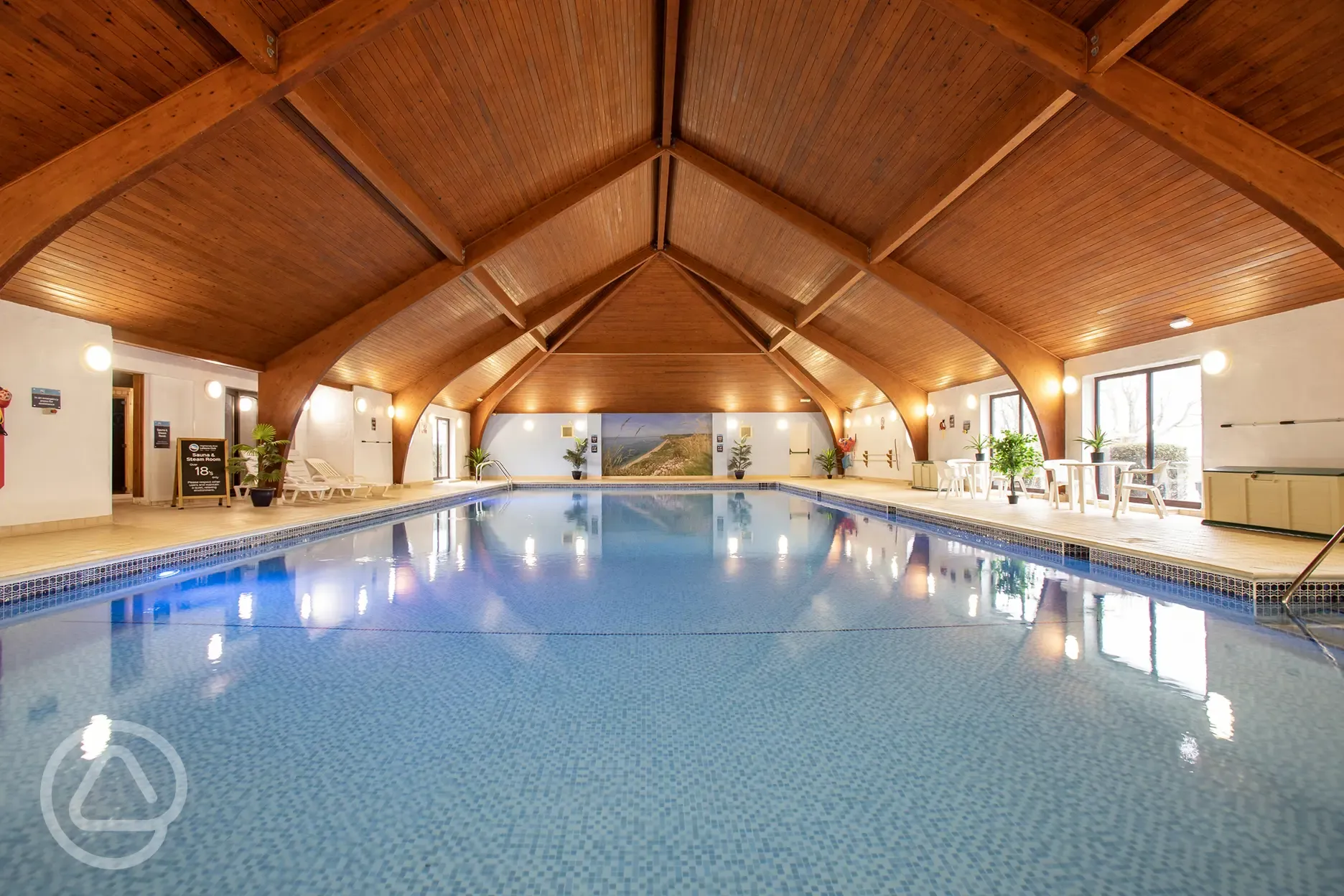 Indoor swimming pool at the leisure club