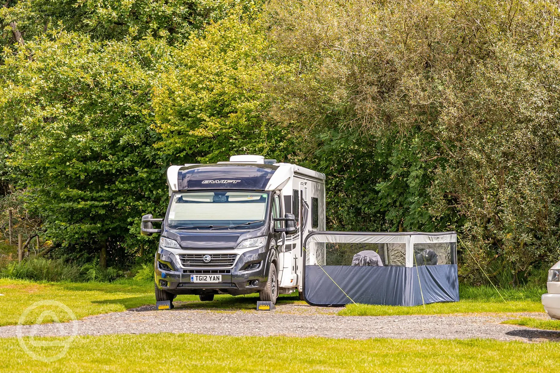 Non electric hardstanding pitches