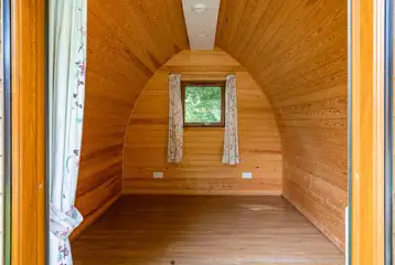 Camping pod interior