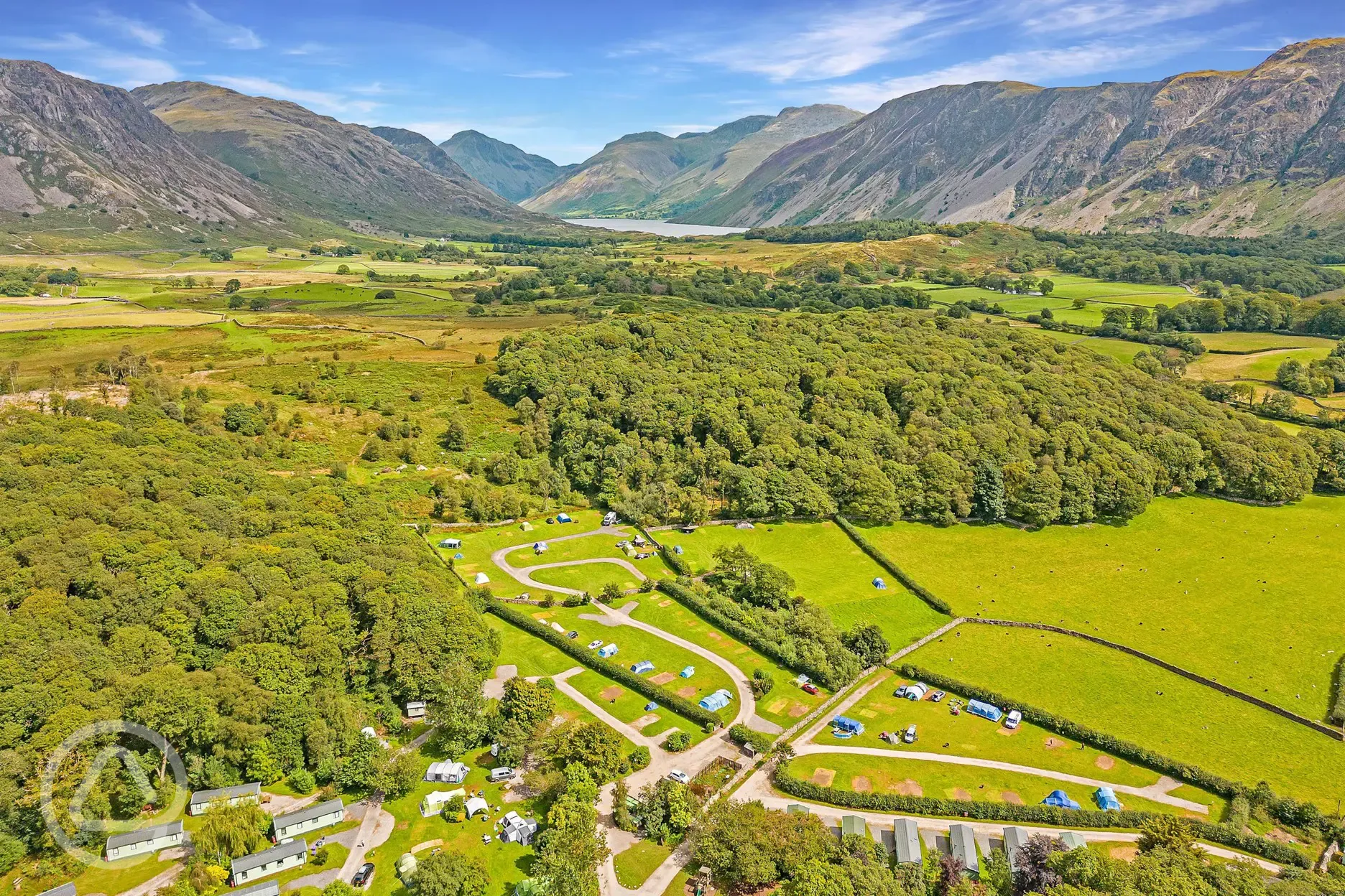 Campsite aerial