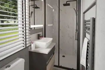 Ensuite Glamping Cabin bathroom Ensuite Glamping Cabin bathroom