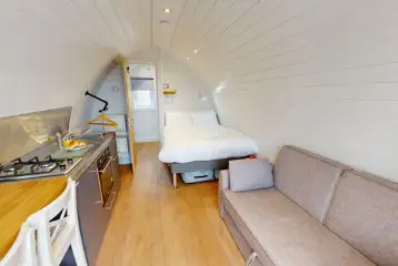 Glamping pod interior