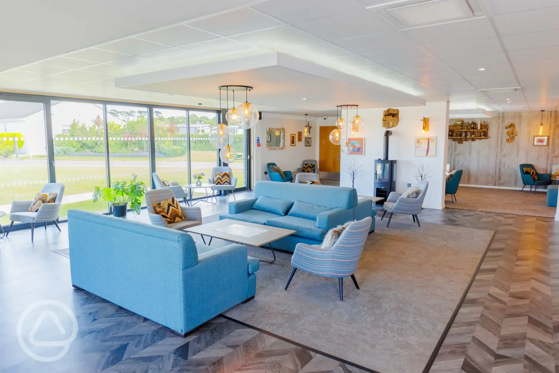 Reception seating area