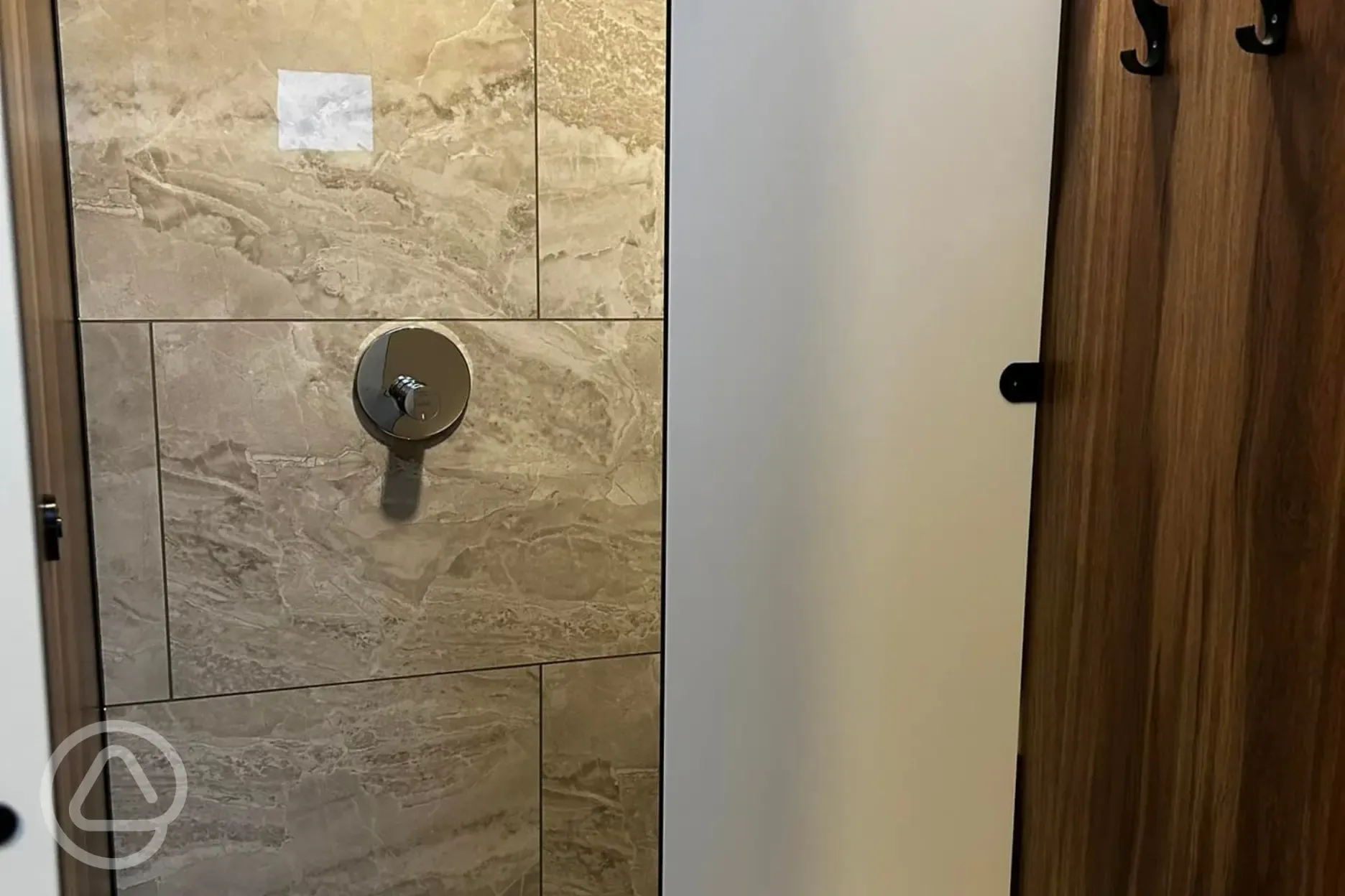 Shower in the facility block