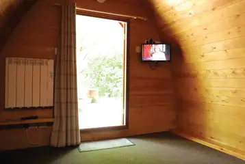 Camping pod interior 