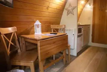 Mega pod dining area