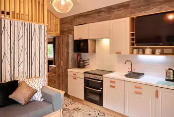 Forest glamping pod kitchen Forest glamping pod kitchen