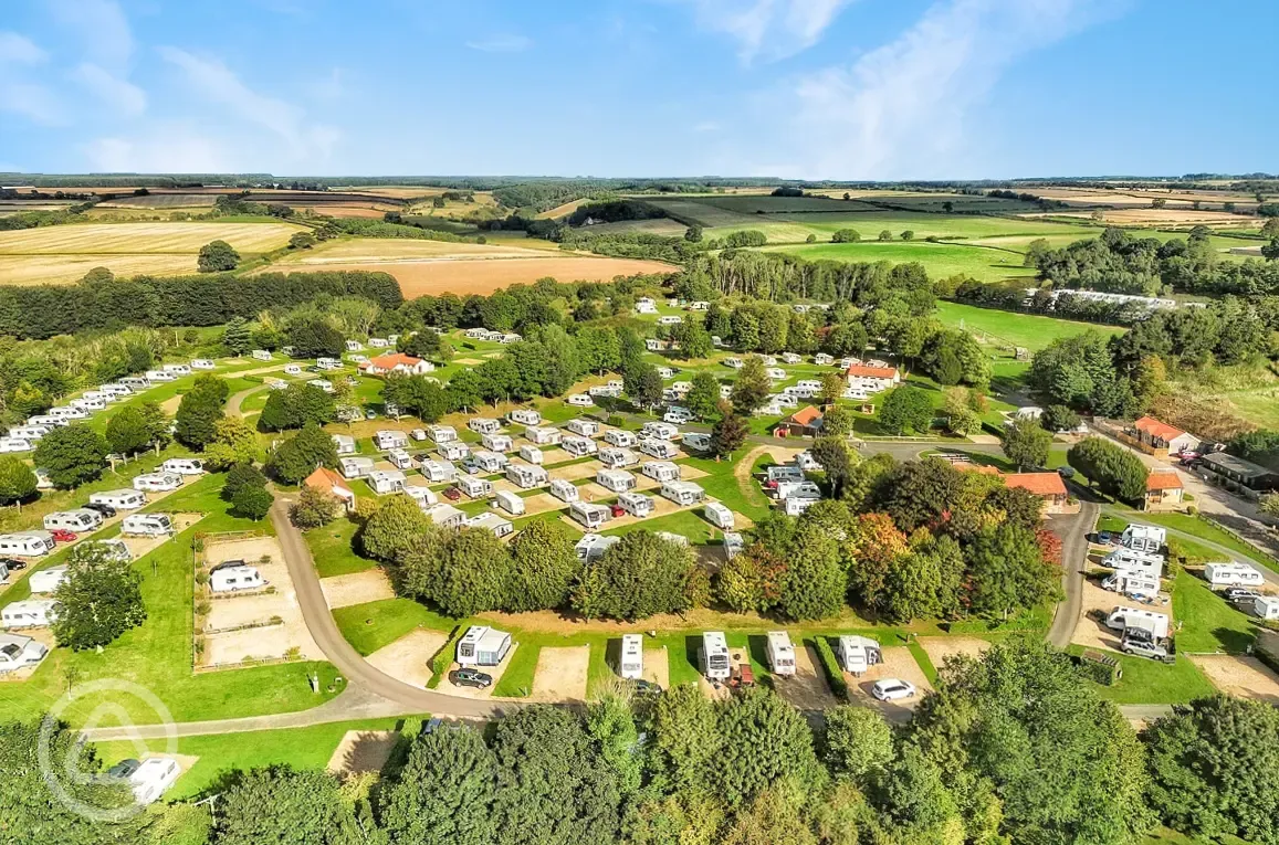 Aerial of the site