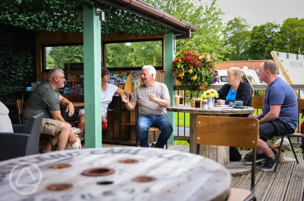 Onsite cafe outside seating