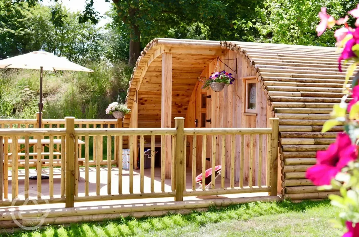 Ensuite glamping pod