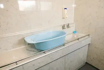 Baby change area