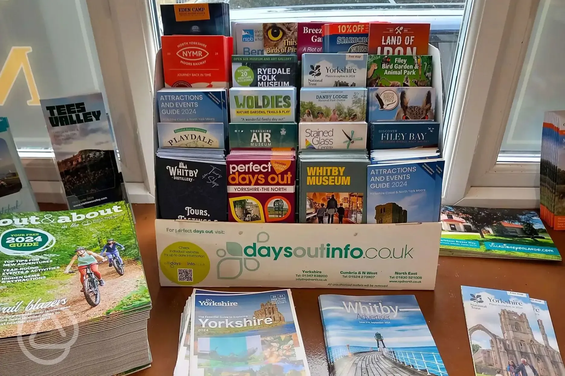 Tourist information area in reception