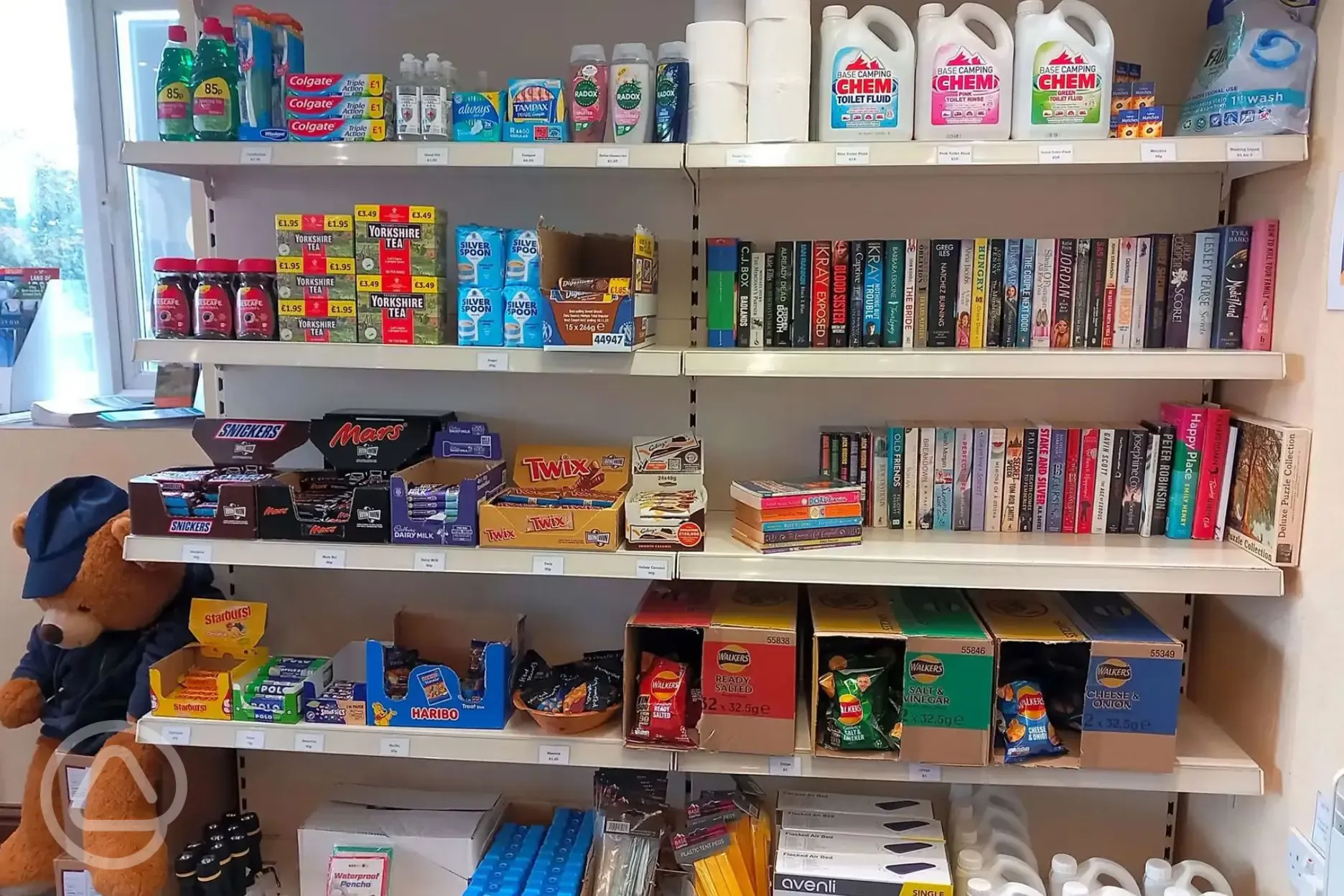 Shop selling essential items