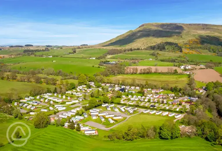 Aerial of the site