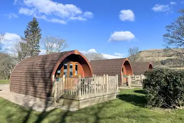 Six person camping pod exterior