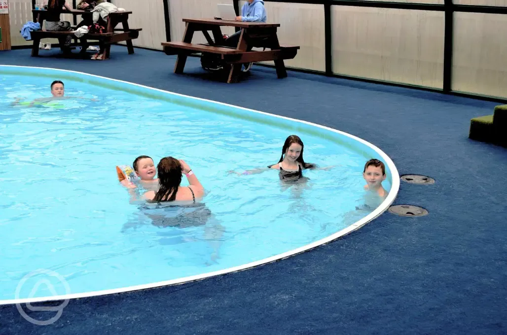 Heated indoor swimming pool