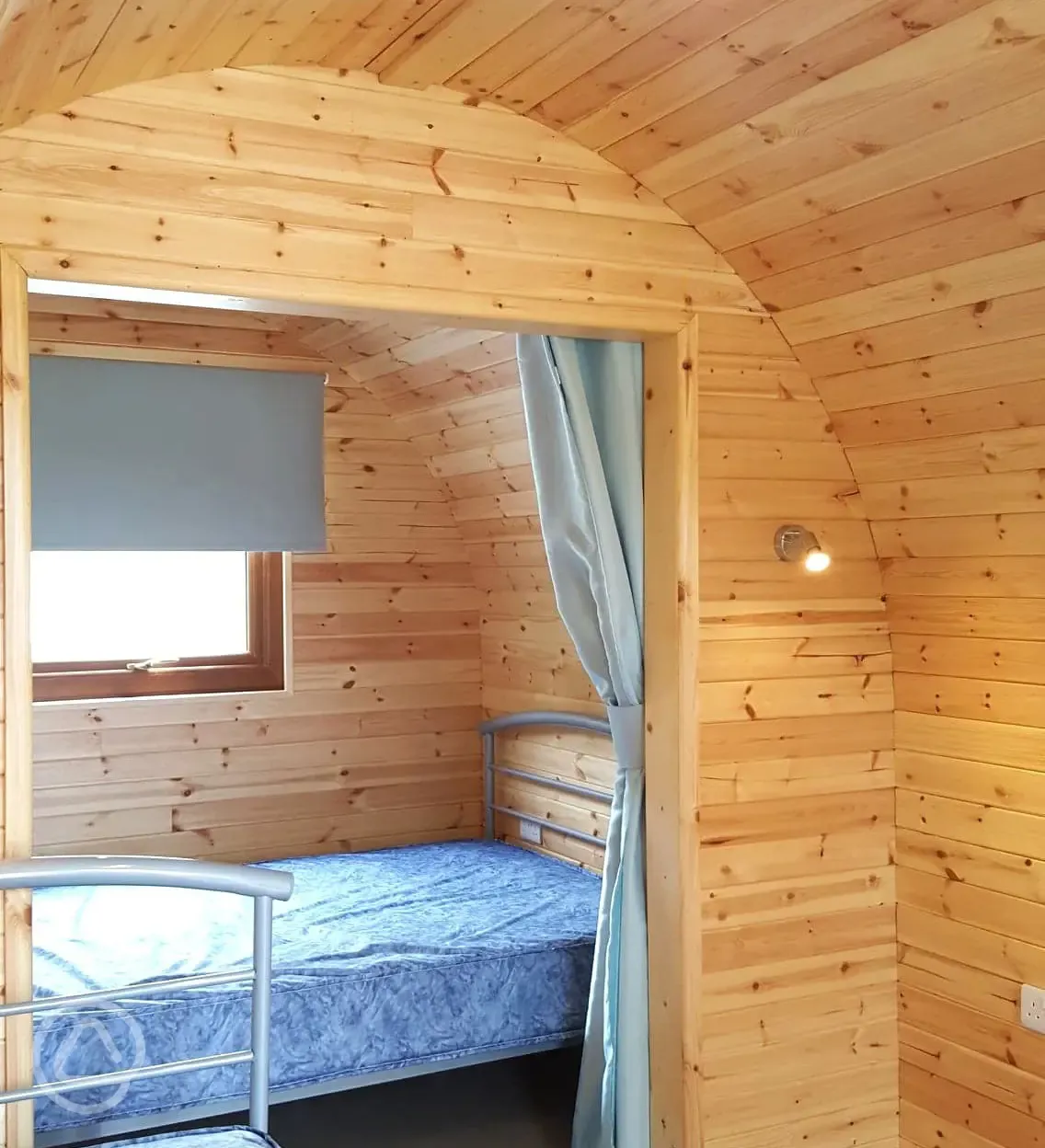 Glamping pod interior 