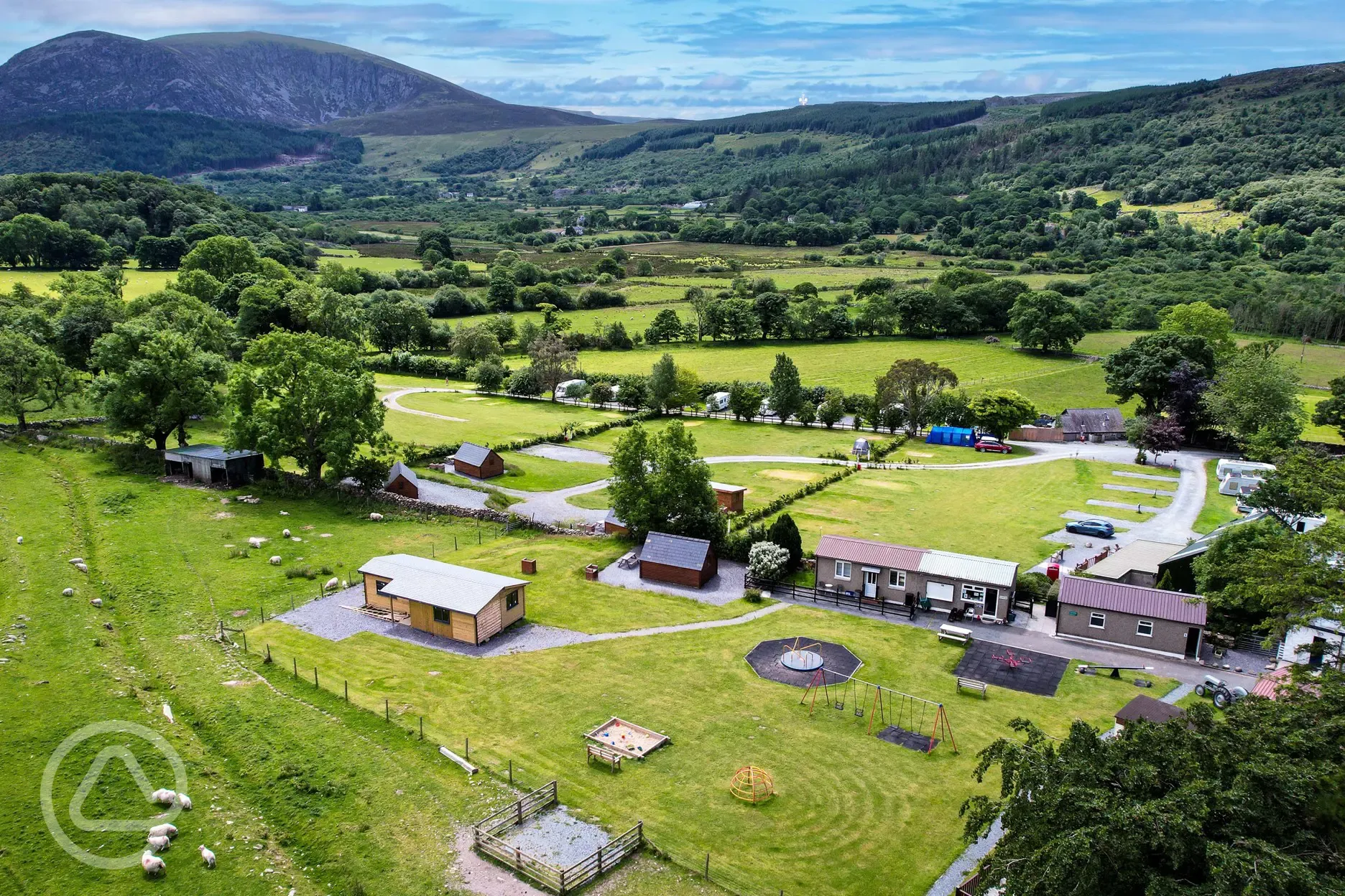 Aerial of site