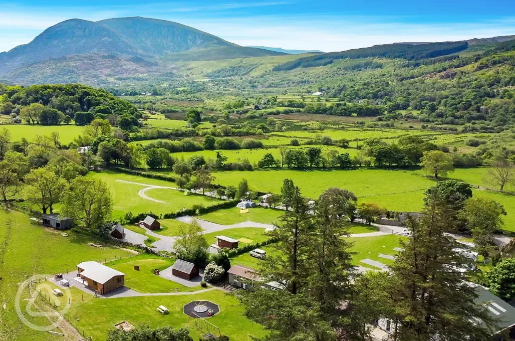 Aerial of the site