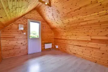 Camping pod interior