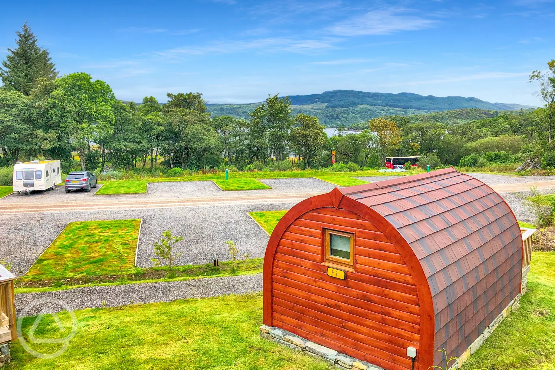 Glamping pods and hardstanding pitches