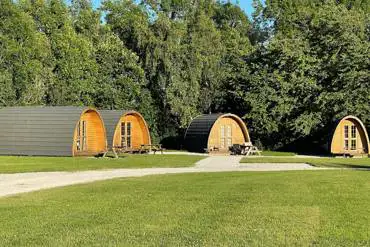 Camping pods at The Dalesbridge