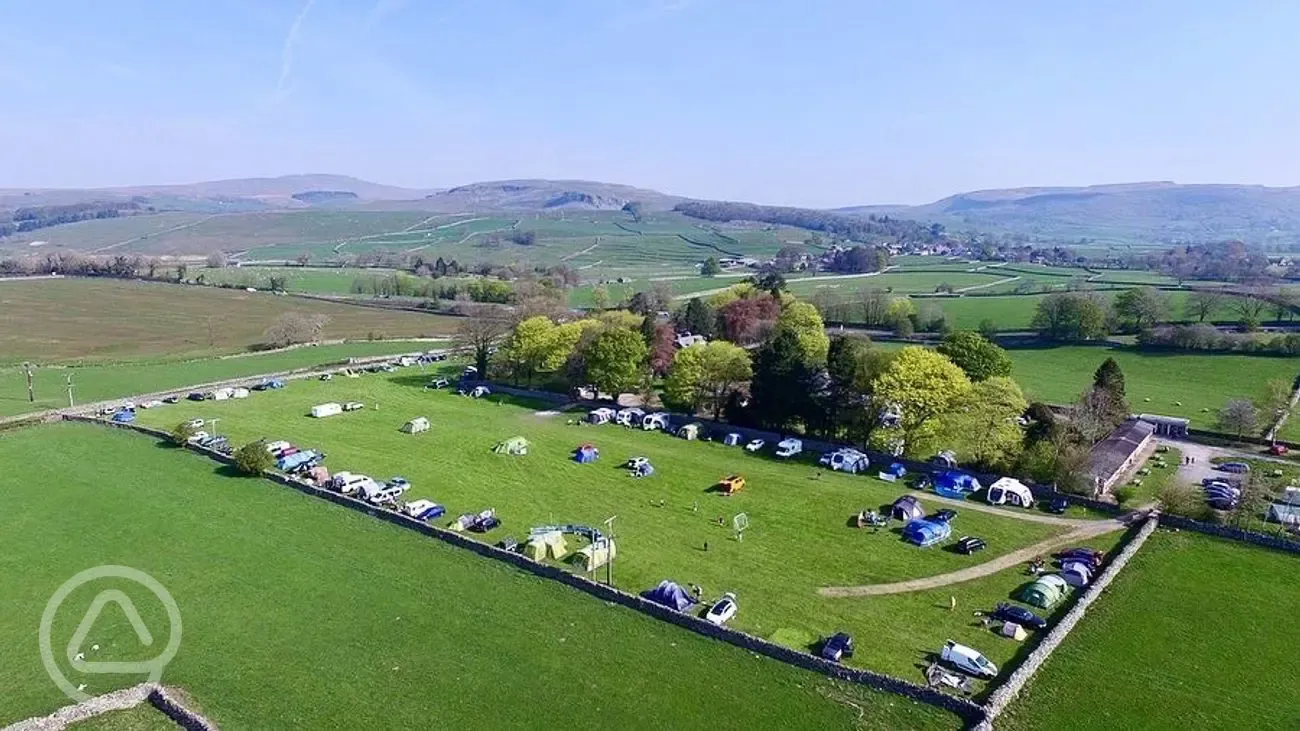 Campsite aerial