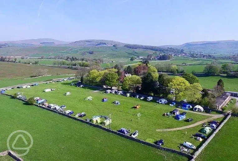 Campsite aerial