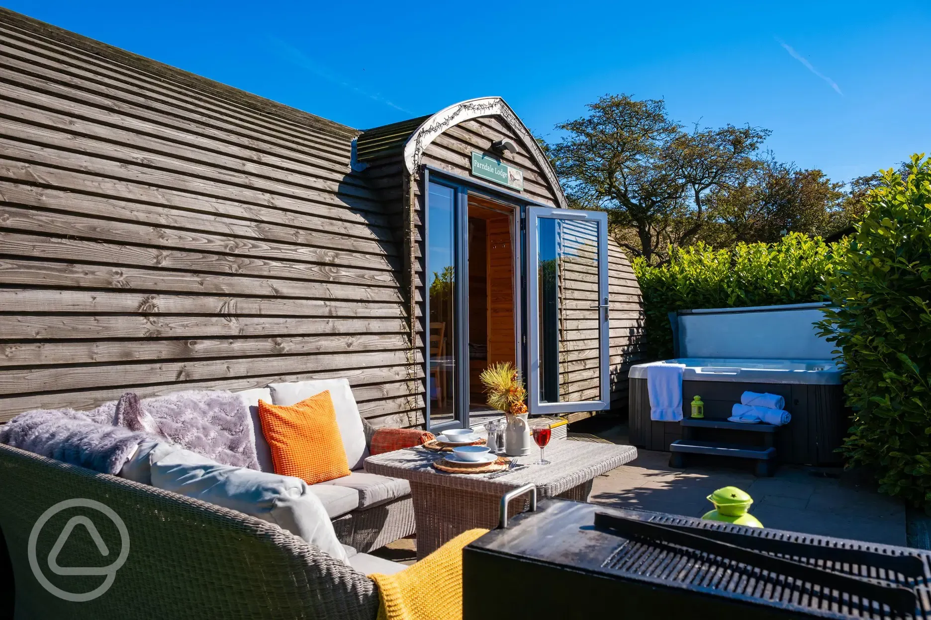 Premier ensuite Wigwam pod