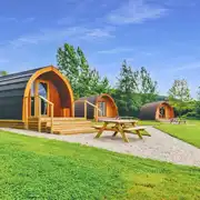 Deluxe and Mega ensuite glamping pods at Hillside Caravan Park Deluxe and Mega ensuite glamping pods at Hillside Caravan Park