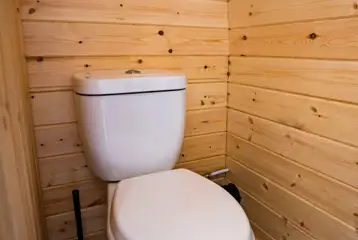 Luxury ensuite glamping pod ensuite toilet Luxury ensuite glamping pod ensuite toilet