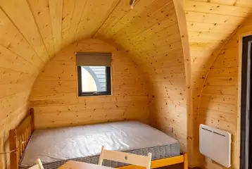 Camping pod interior 