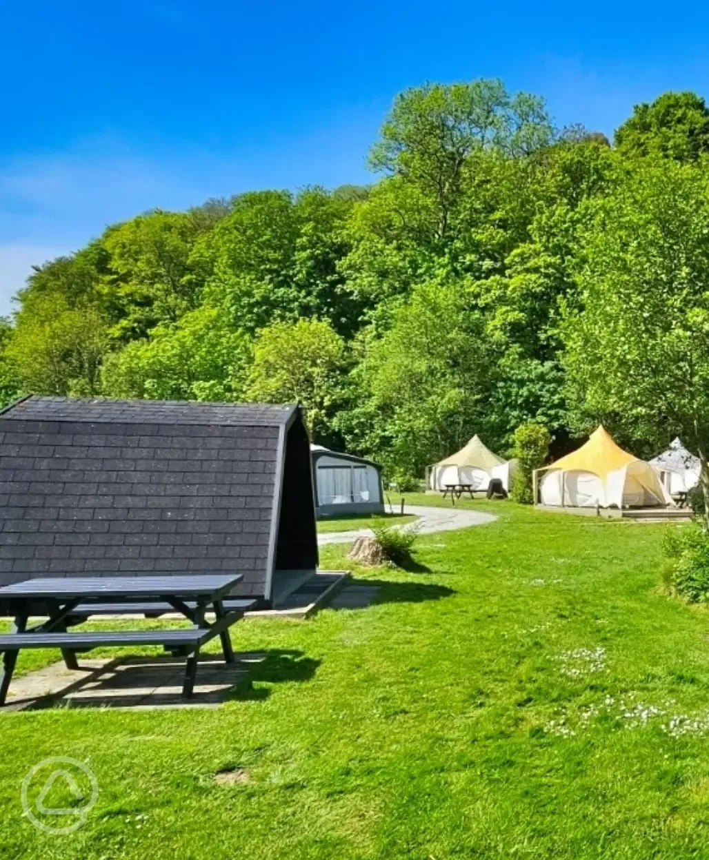 Camping pods and bell tents