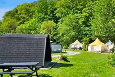 Camping pods and bell tents