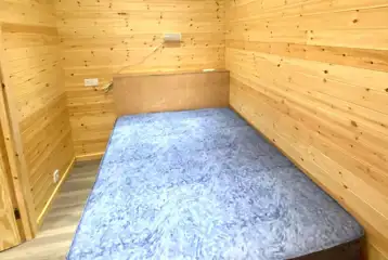 Pine/Ash lodge double bedroom (bedding not included)