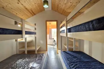 River View hut - four person interior River View hut - four person interior
