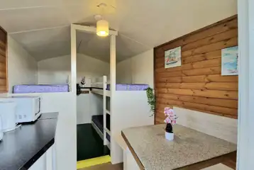 River View huts - four person interior River View huts - four person interior
