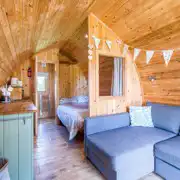 Ensuite lodge pod interior