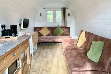 Large four berth camping ark interior