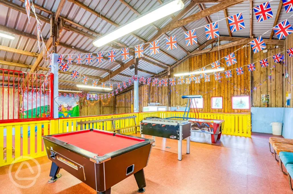 Indoor games room