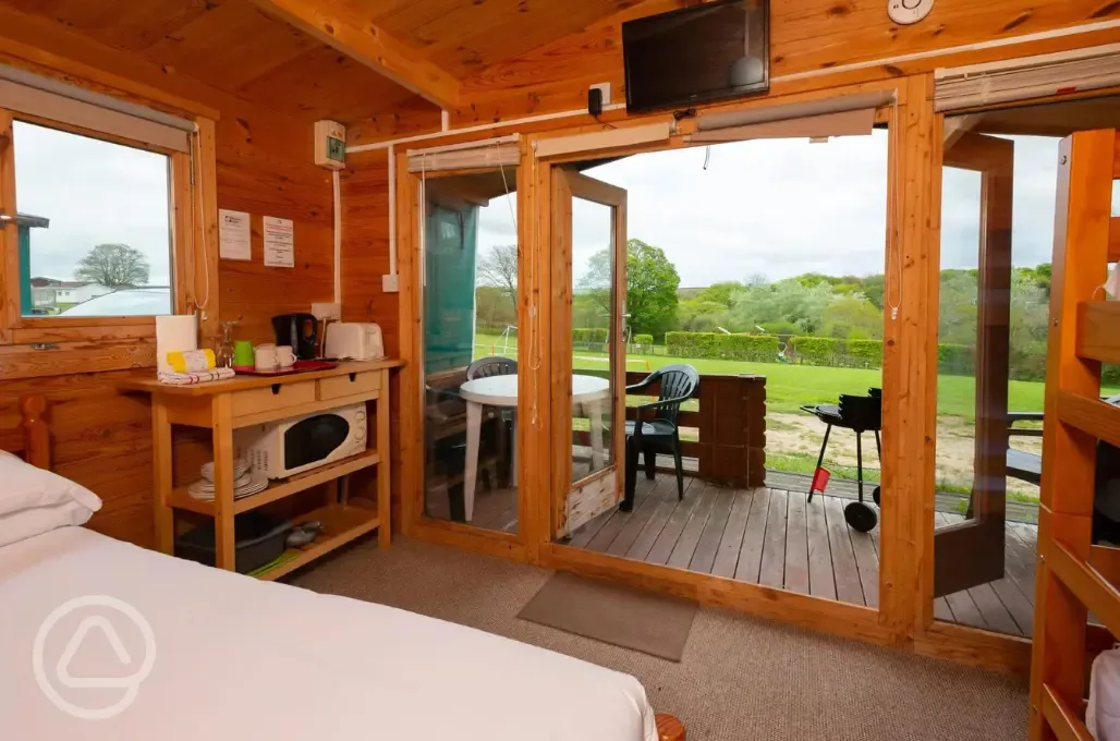 Cosy Cabin interior