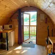 Camping pod interior