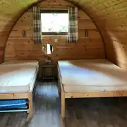 Camping pod - four person interior
