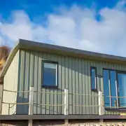 Standard beach hut with an outdoor deck and picnic bench Standard beach hut with an outdoor deck and picnic bench