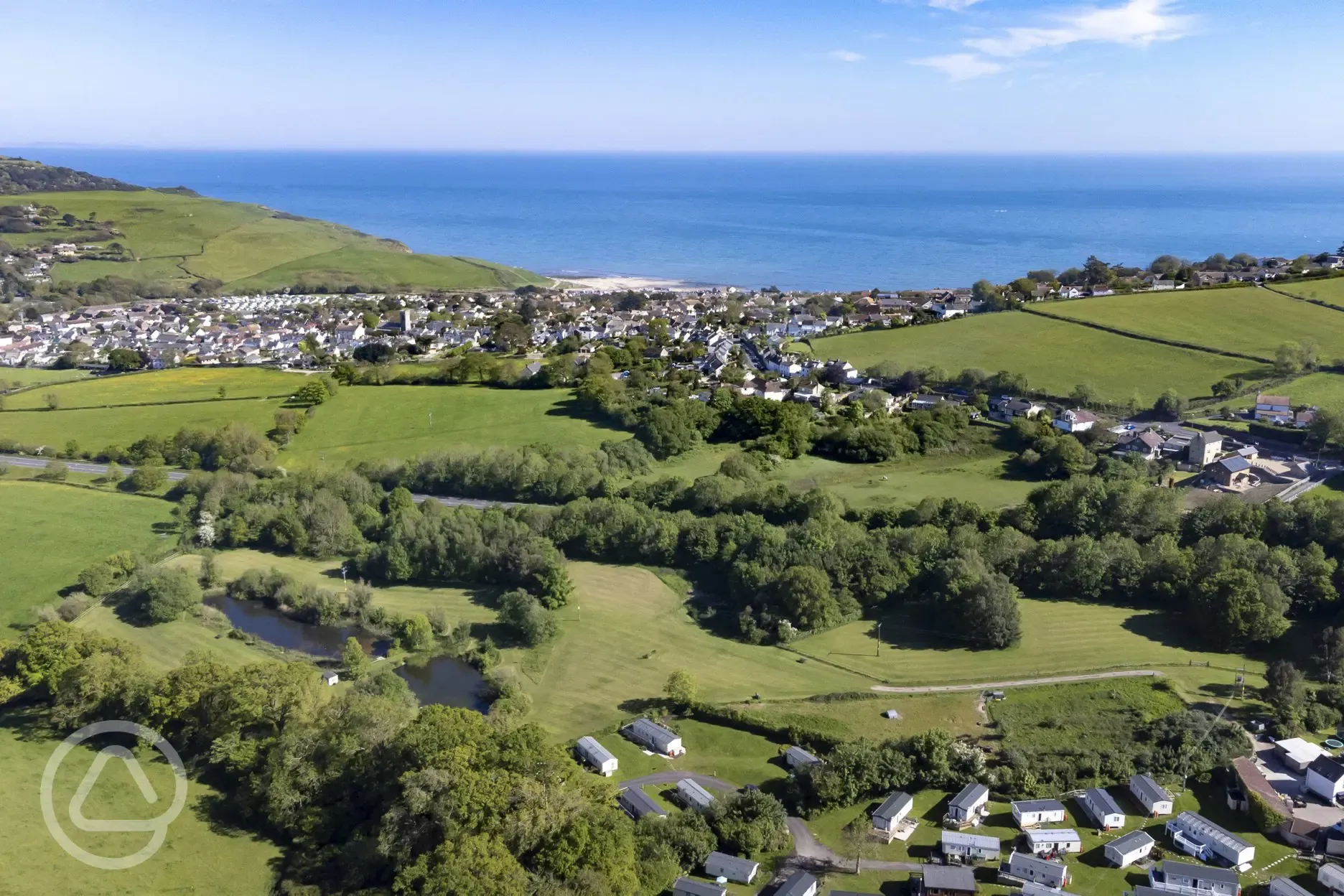 Aerial of the site